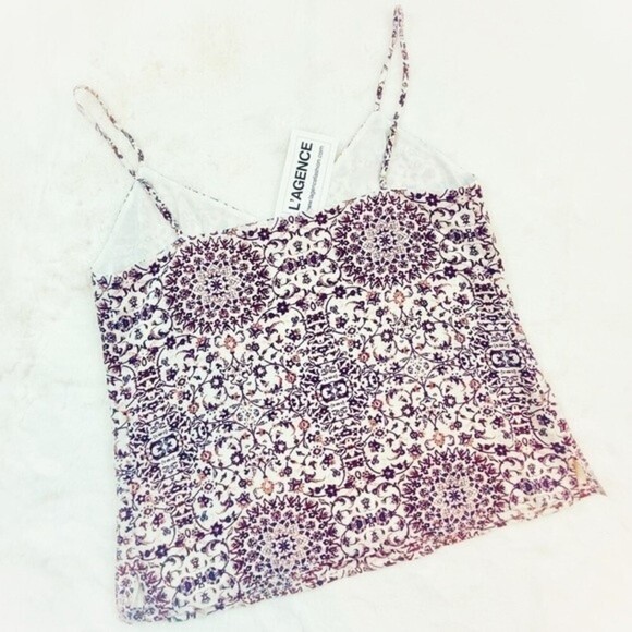 L’agence | Camisole Floral Print Lined V-Neck NWT - Picture 2 of 8